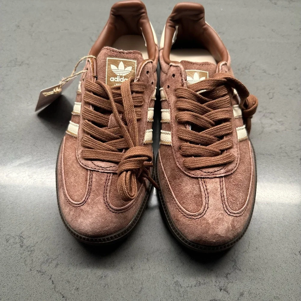 Adidas Samba OG “Preloved Brown” Suede Sneakers Womens 7 (Men’s 6/12) - Picture 6 of 7